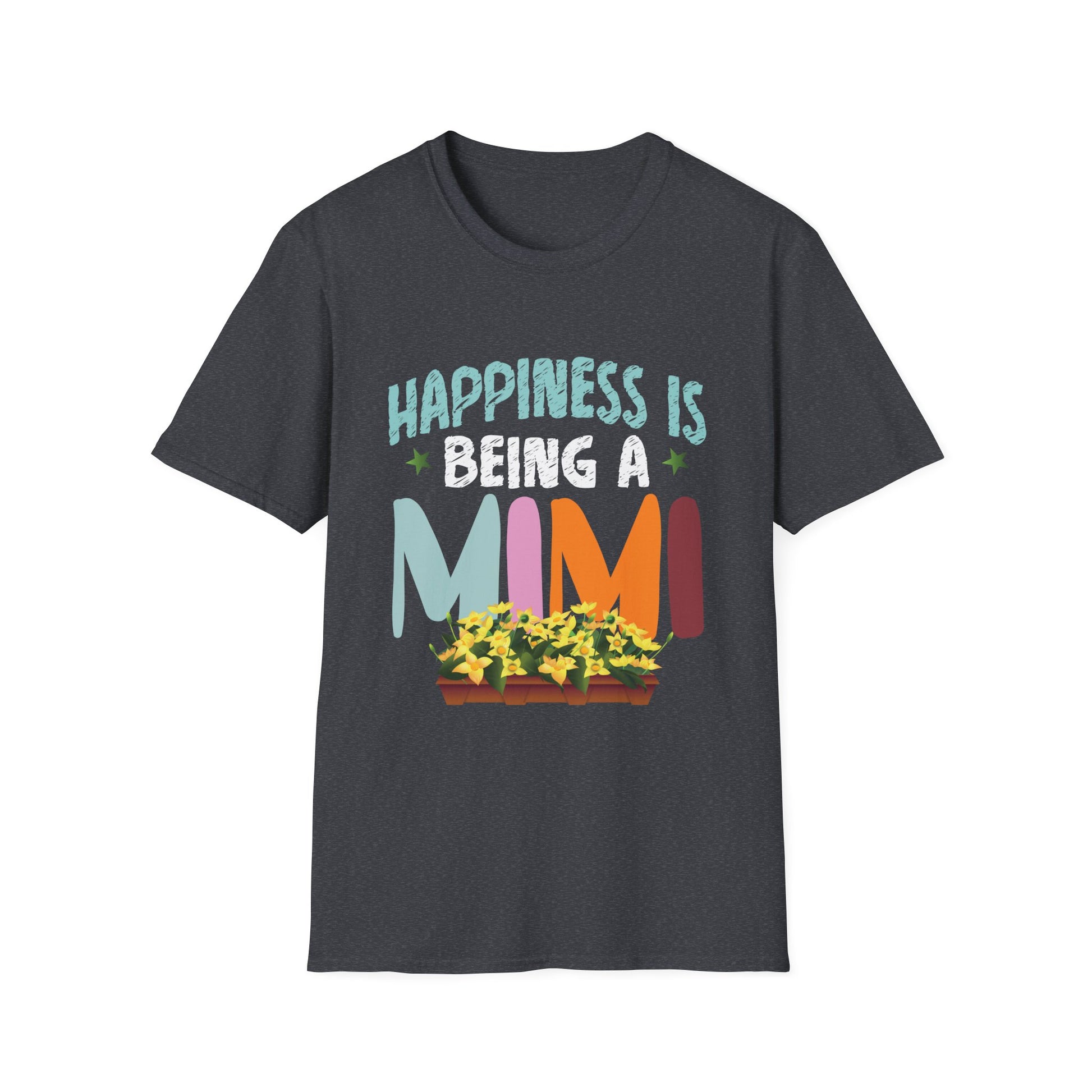 Womens Happiness is being a Mimi Announcement Mothers Day Unisex T-Shirt