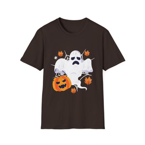 Halloween Ghost & Jack-O'-Lantern T-Shirt