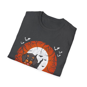 Funny Halloween Dog English Dachshund Halloween Tee