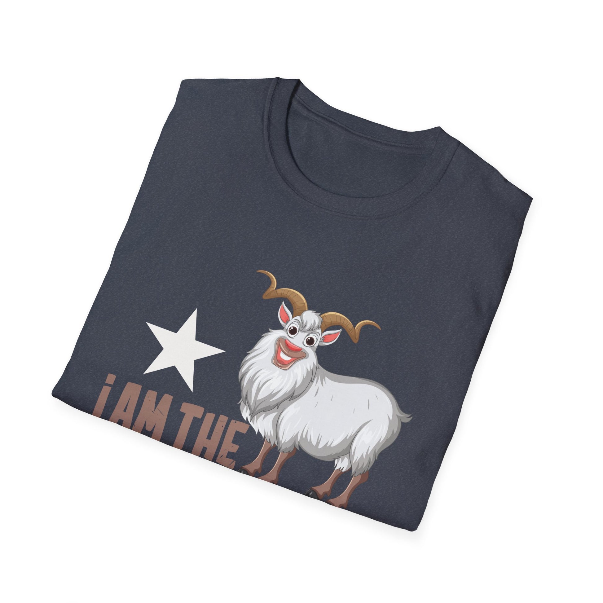 Unisex G.O.A.T. T-Shirt, Funny Goat Shirt, Animal Lover Gift, Casual Tee, Birthday Present, Goats Gift