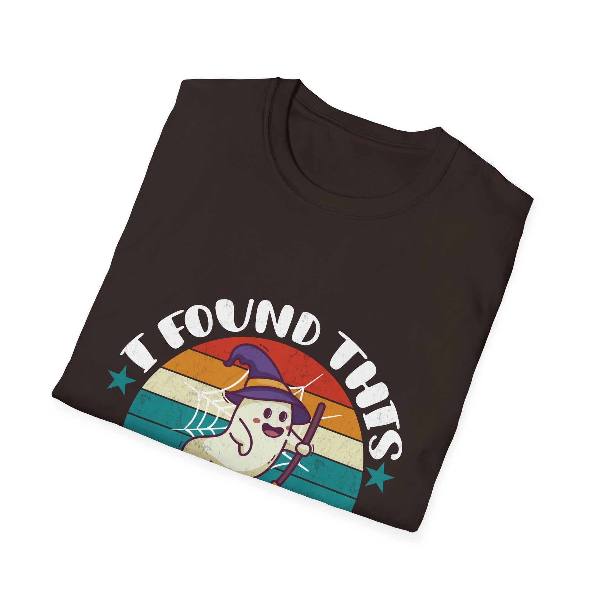 I Found This Humrus T-Shirt — Cute Hummus Ghost Retro Vegan Food Tee