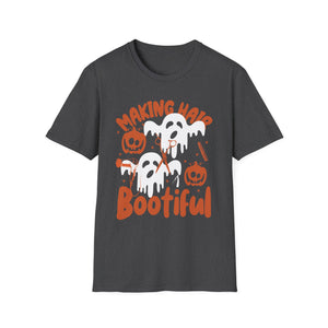 Making Hair Bootiful Tee — Cute Halloween Ghosts & Pumpkins T-Shirt