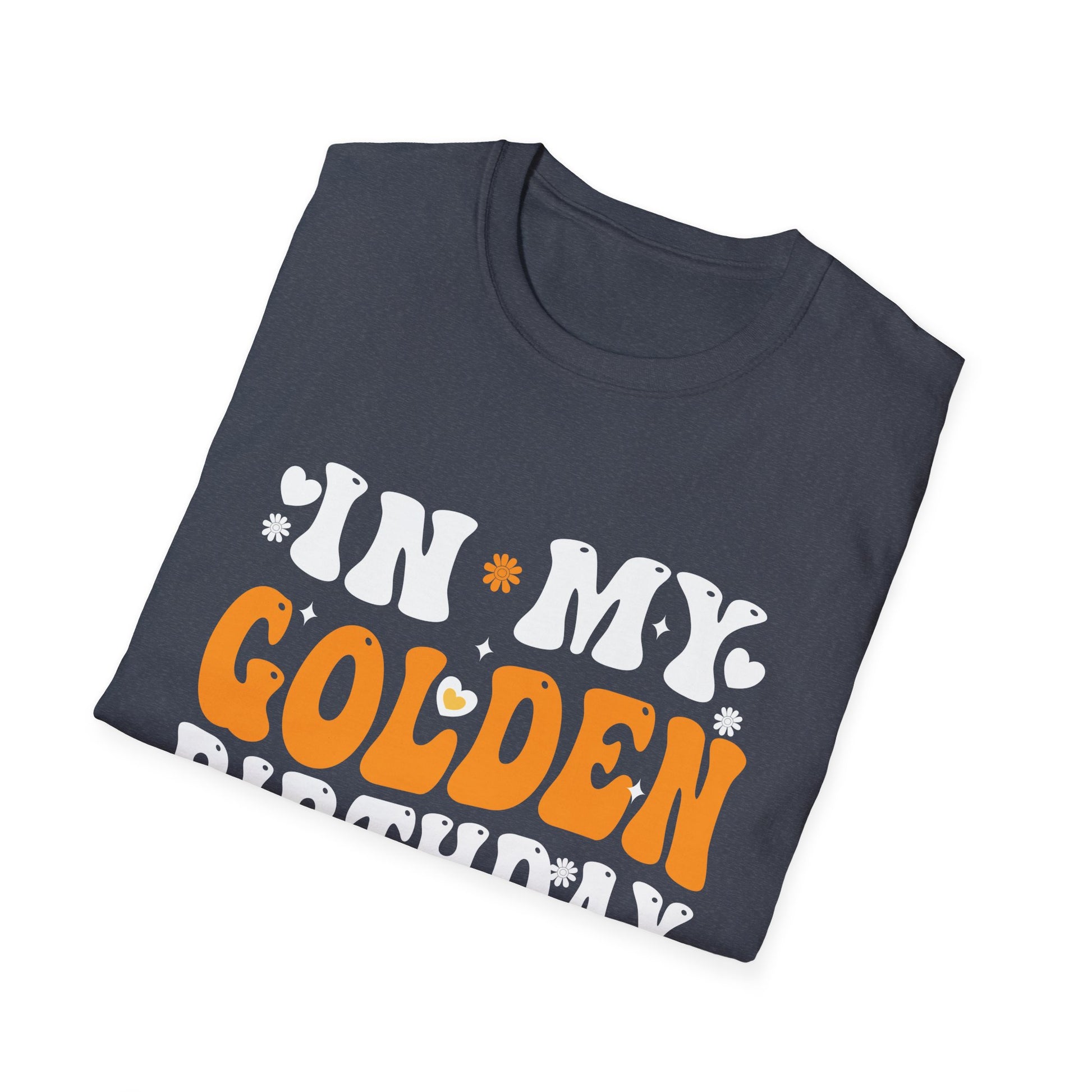 Retro Groovy In My Golden Birthday Era Unisex T-Shirt