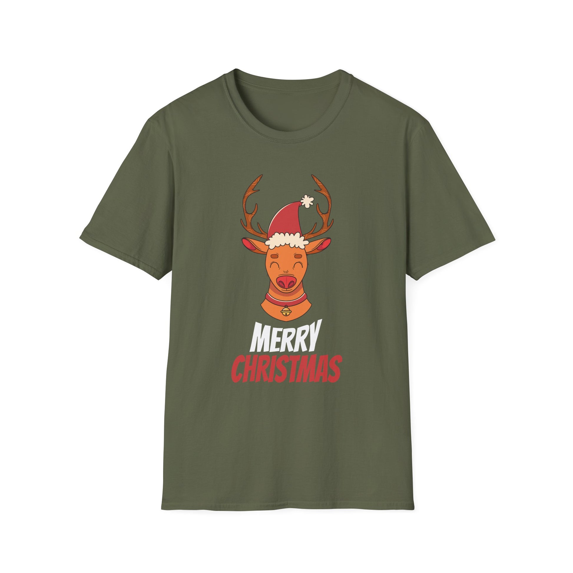 Christmas Reindeer T-Shirt — Merry Christmas Holiday Tee