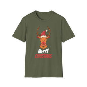 Christmas Reindeer T-Shirt — Merry Christmas Holiday Tee