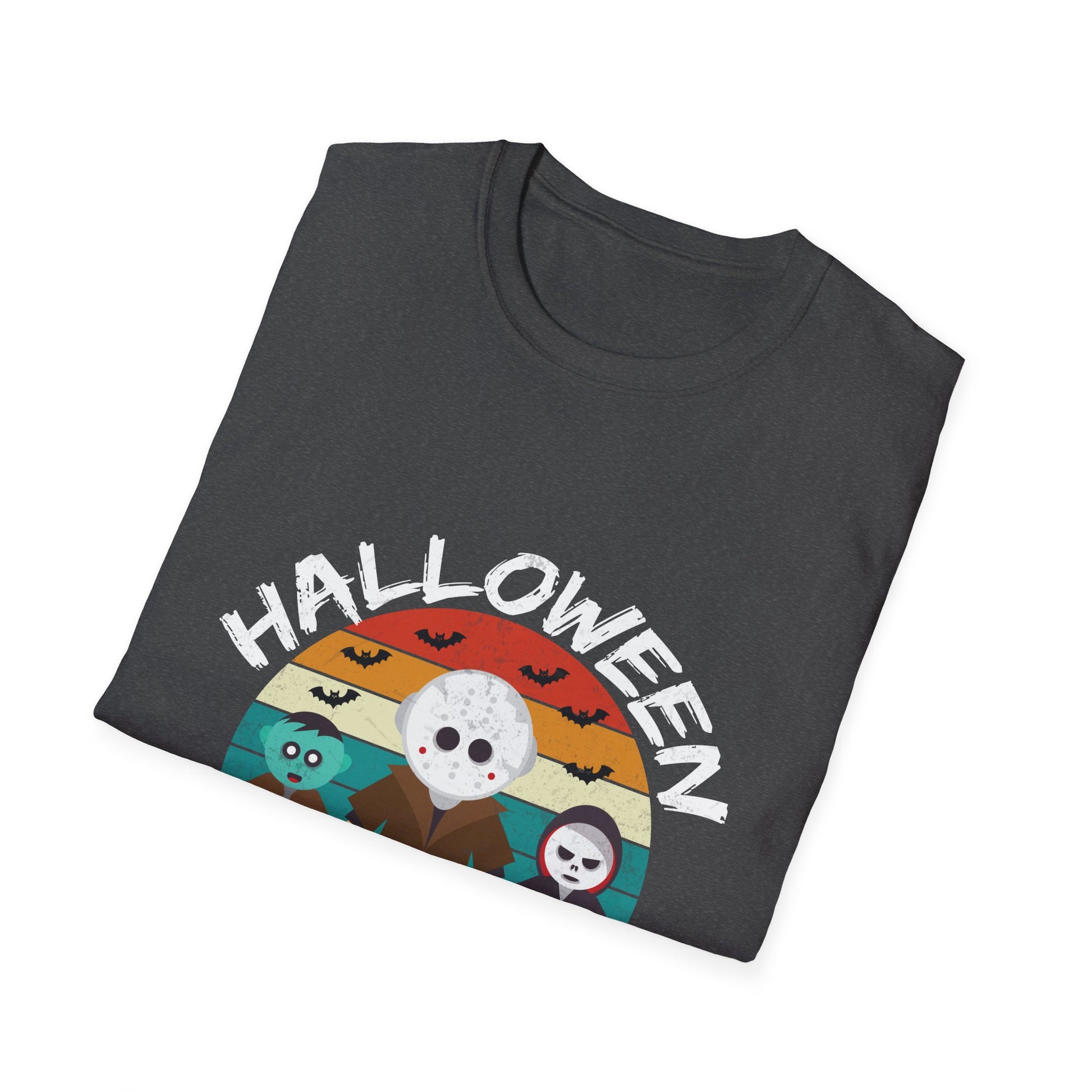 Halloween Squad T-Shirt — Cute Retro Horror Characters Tee