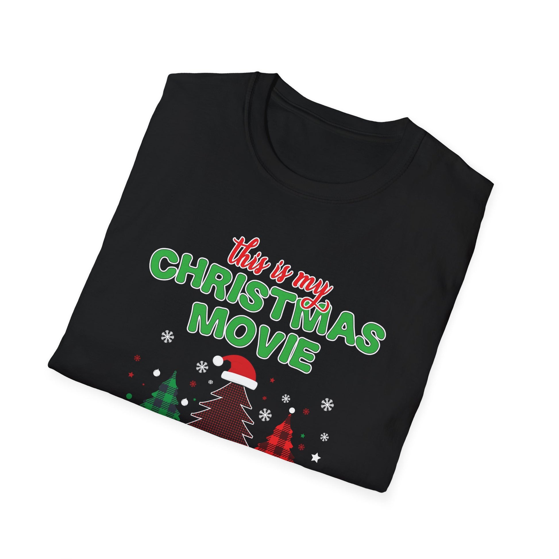 Tapir Christmas Tree Christmas Animal Gifts Unisex Softstyle T-Shirt