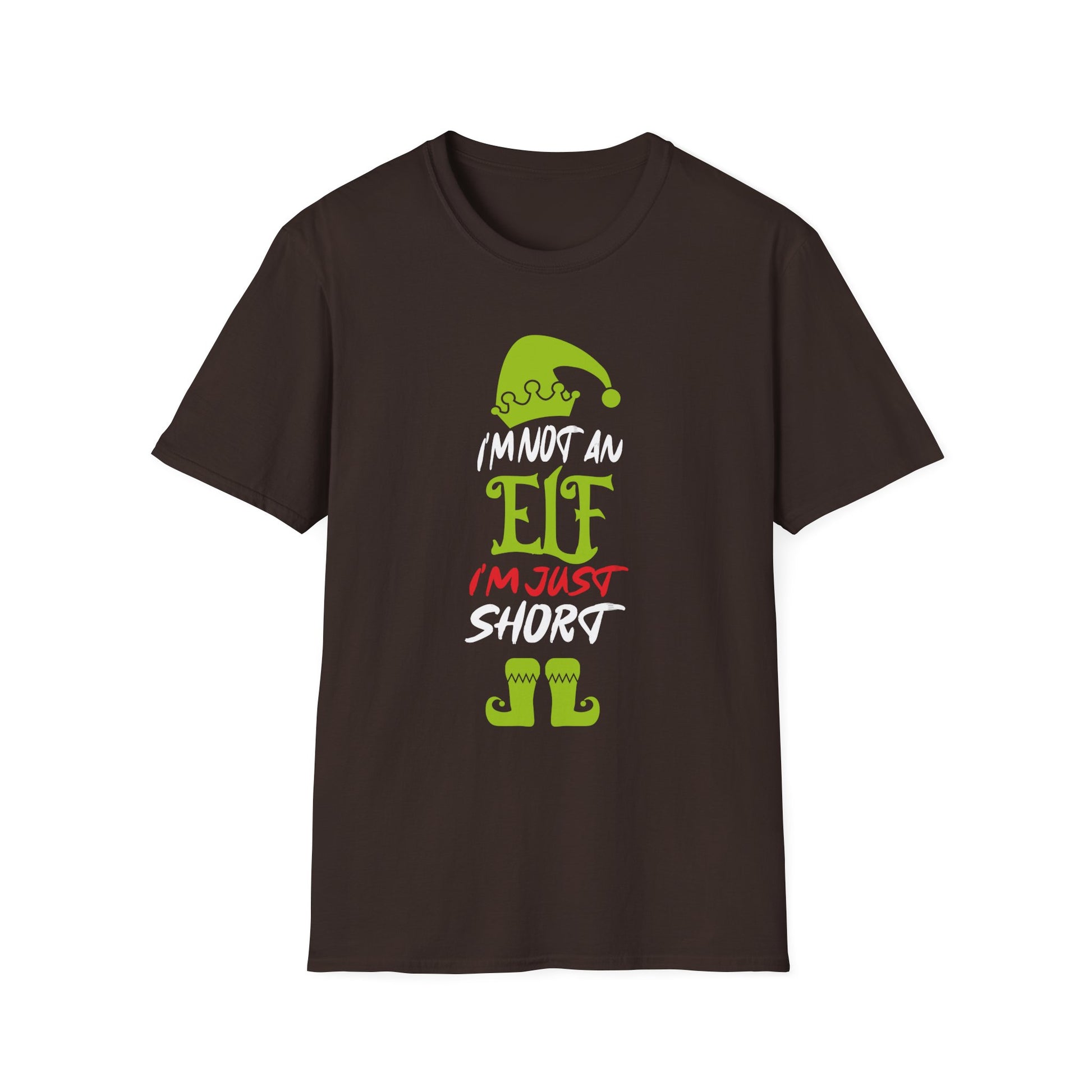 Im Not An Elf Just Short Funny Christmas Xmas Men Women Kids Unisex T-Shirt