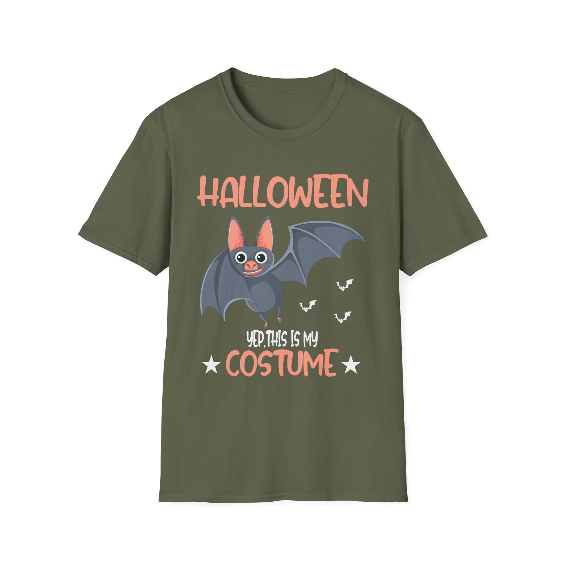 Halloween Bat T-Shirt — "Yep, This Is My Costume" Cute Halloween Tee