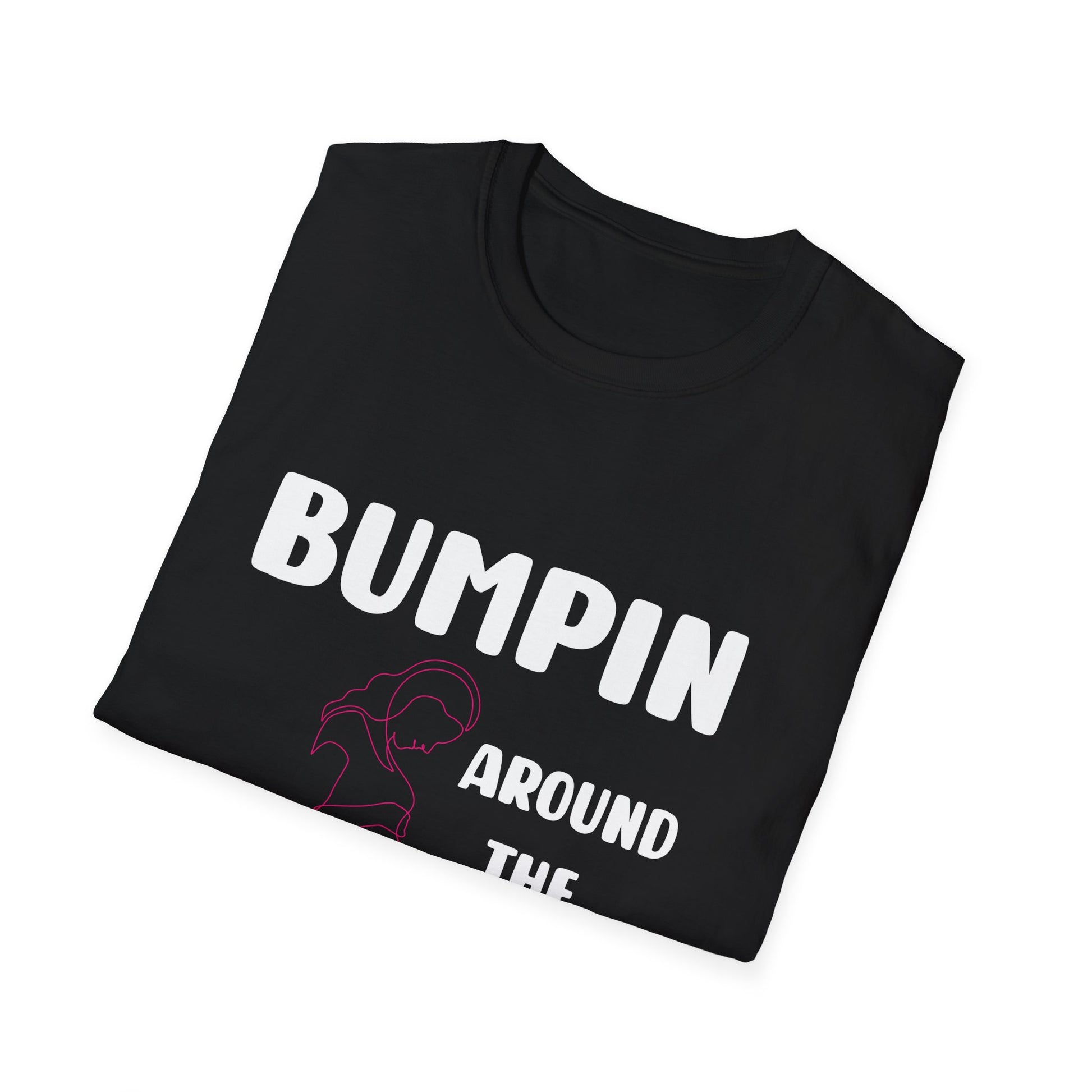 Bumping Around the Christmas Tree Christmas Pregnancy Unisex T-Shirt