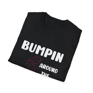 Bumping Around the Christmas Tree Christmas Pregnancy Unisex T-Shirt