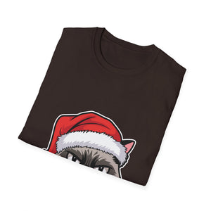Cat Ugly Christmas Funny Merry Christmas Cat Hate Christmas Unisex T-Shirt