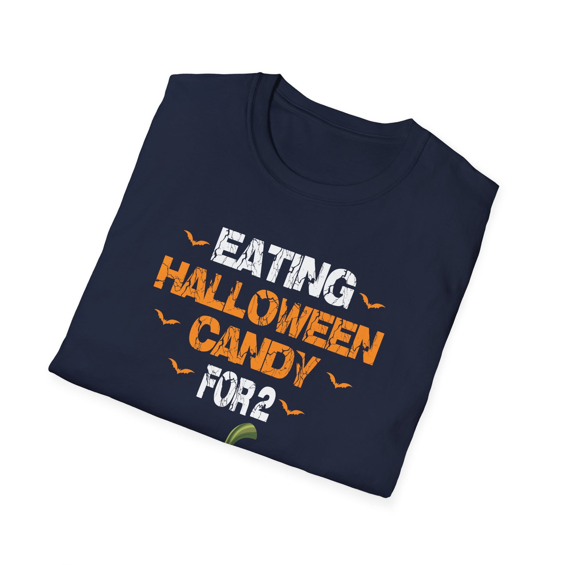 Halloween Candy Pumpkin T-Shirt — 'Eating Halloween Candy for 2' Maternity Tee