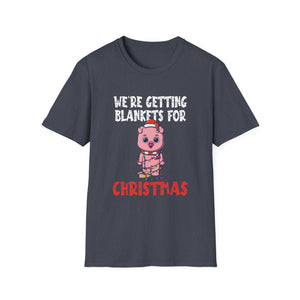 Funny Festive Pigs in Blankets Christmas Unisex T-Shirt