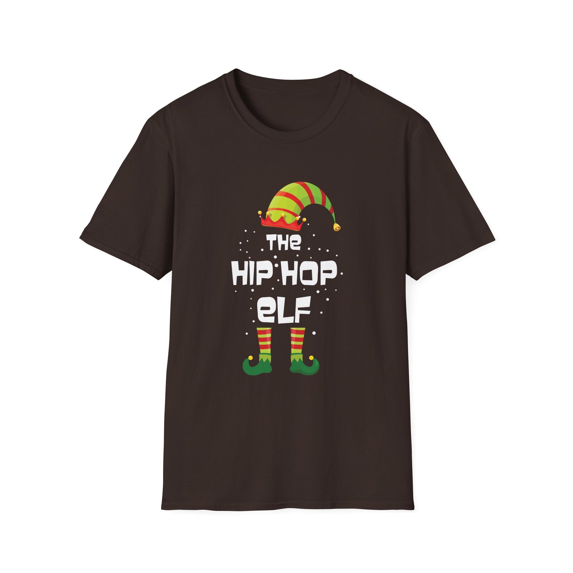 Hip-Hop Elf T-Shirt — Funny Christmas Elf Holiday Tee