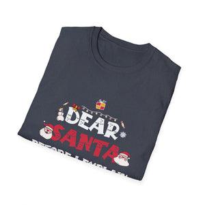 Dear Santa I Can Explain Funny Christmas Shirts Kids Adults T-Shirt
