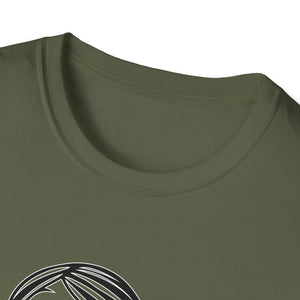 Gothic Line Art Girl T-Shirt