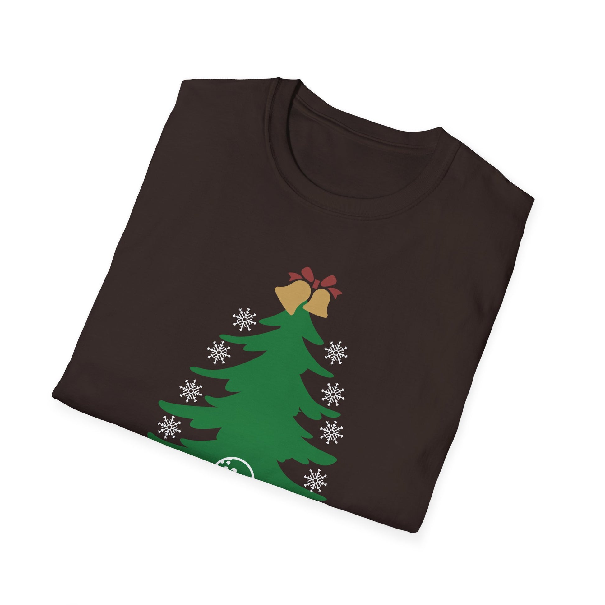 Golf Christmas Tree T-Shirt — Holiday Golfers Funny Golf Ornament Tee