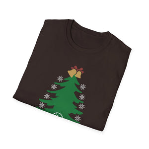 Golf Christmas Tree T-Shirt — Holiday Golfers Funny Golf Ornament Tee