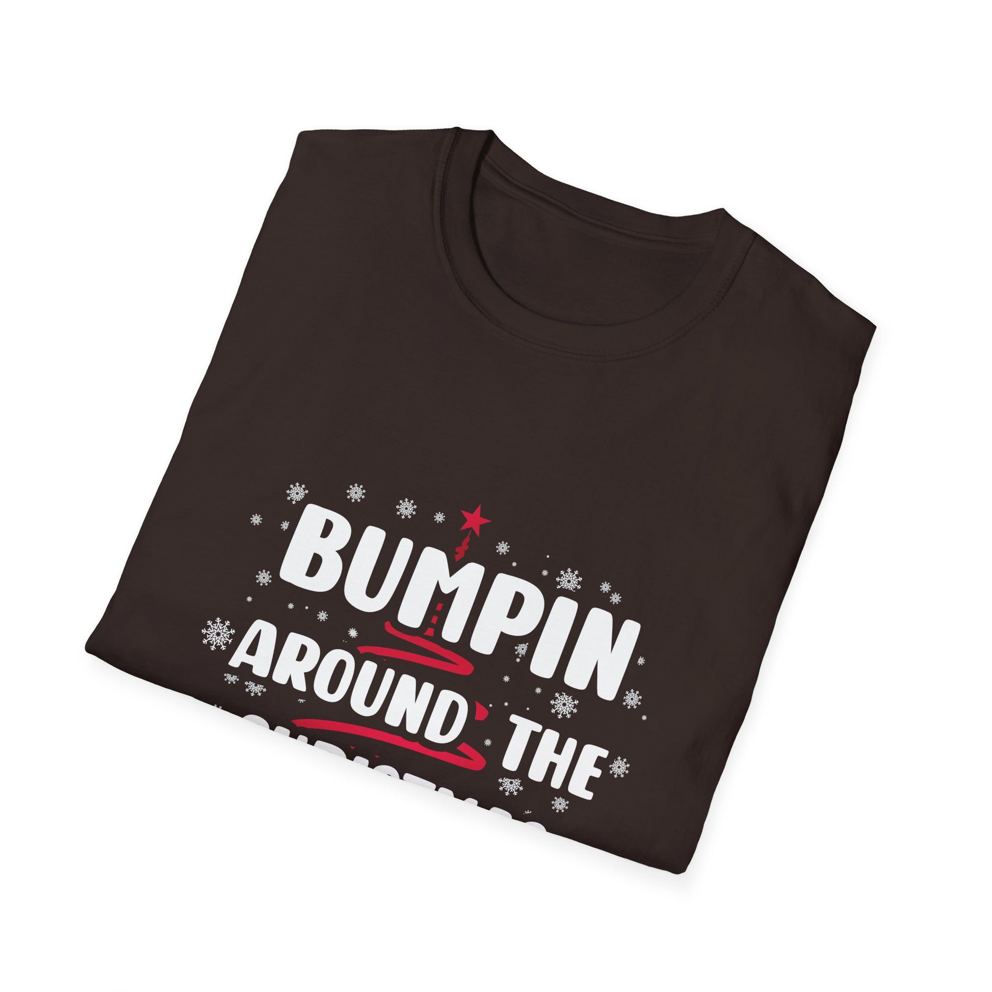 Christmas T-Shirt — "Bumpin' Around the Christmas Tree" Holiday Graphic Tee