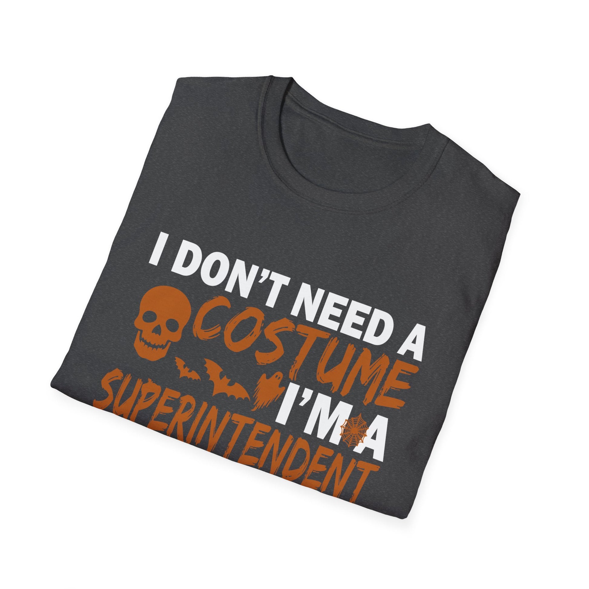 Lazy Halloween Costume - School Superintendent Halloween TeeUnisex Softstyle T-Shirt