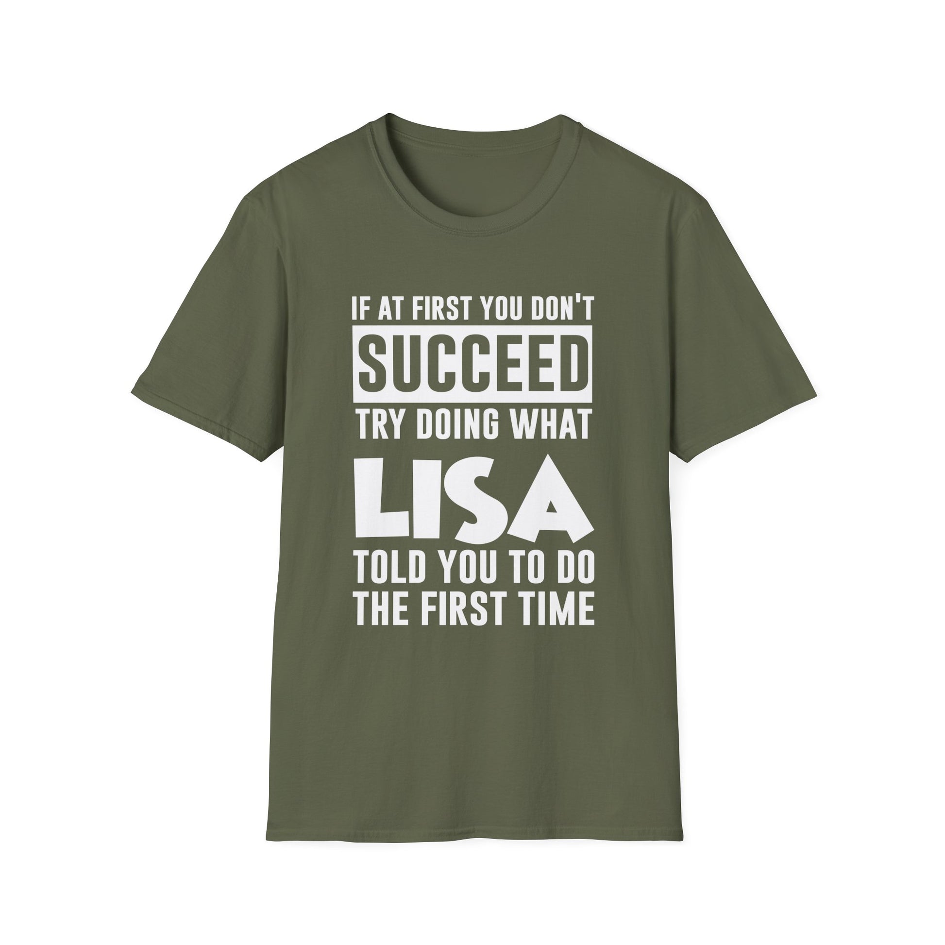 LISA Gift Name Personalized Birthday Funny Christmas Joke T-Shirt