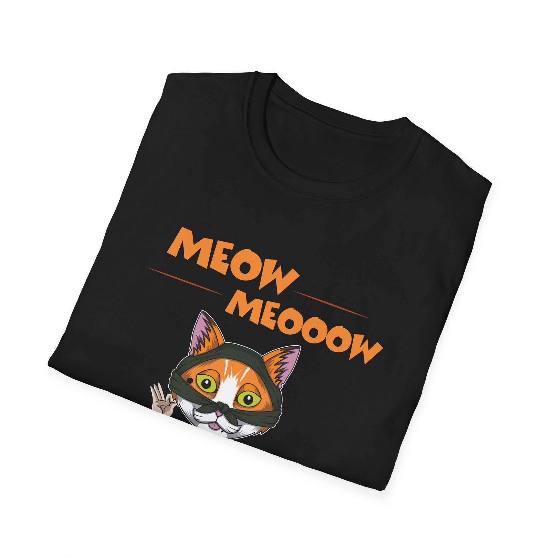 Thanksgiving Turkey Cat Meow Men Women Thanksgiving fake Cat T-Shir
