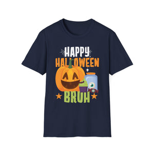Happy Halloween Bruh T-Shirt — Funny Pumpkin & Candy Graphic Tee