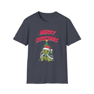 Xmas Turtle Christmas Tree Funny Christmas Merry Christmas Unisex T-Shirt