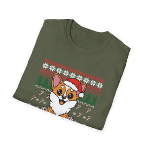 Christmas Corgi T-Shirt — Merry Christmas Holiday Dog Tee