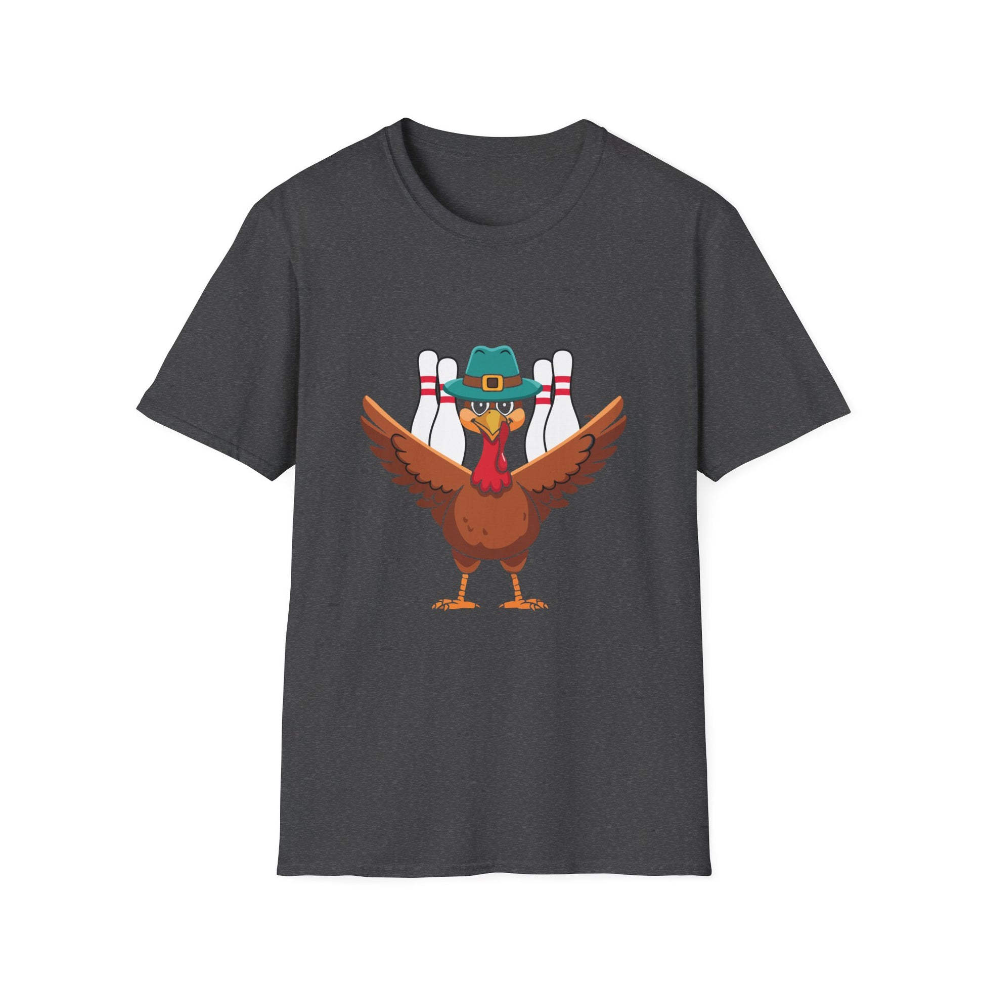 Thanksgiving Bowling Turkey  Unisex T-Shirt