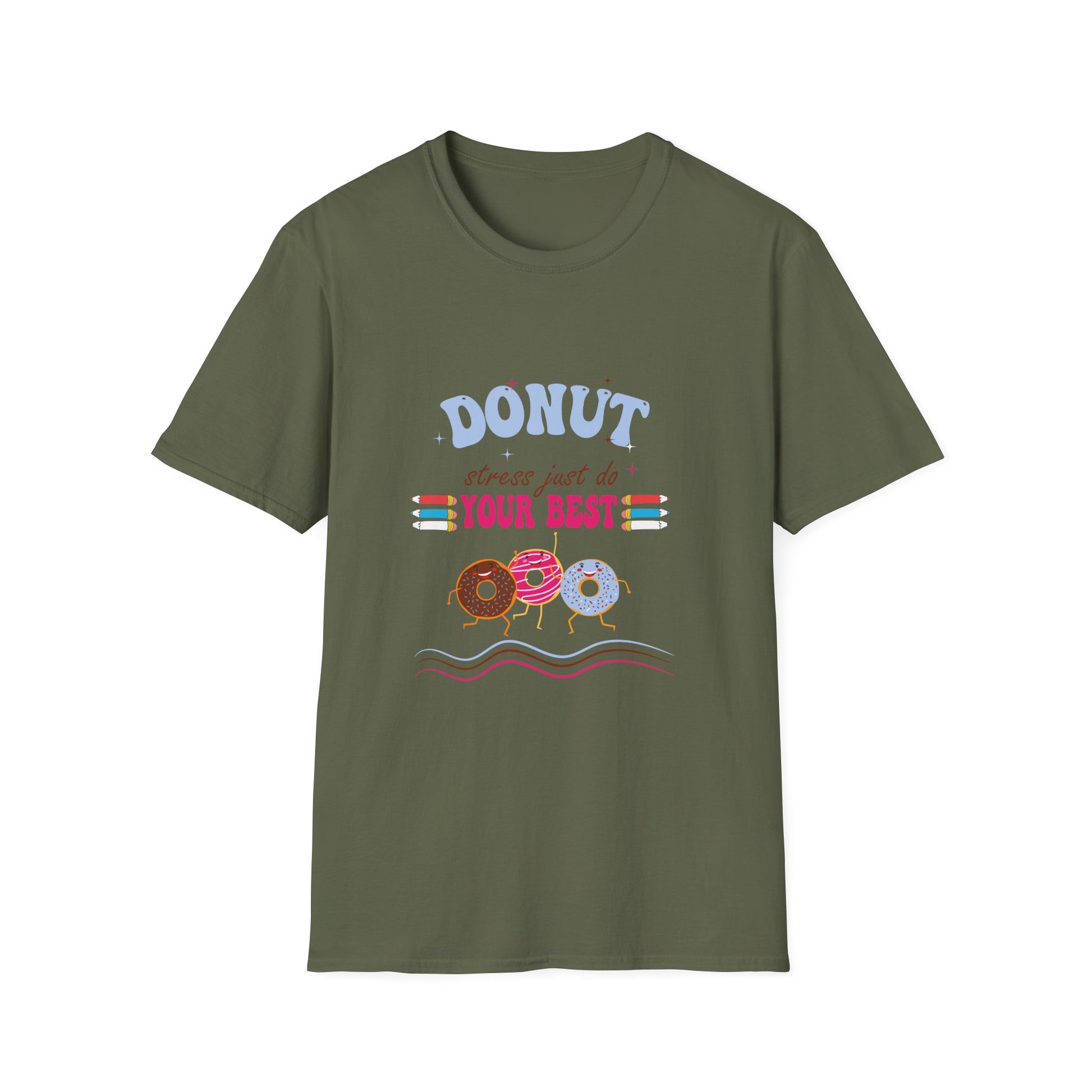 Donut Give Up T-Shirt — 'Donut Forget Your Best' Cute Retro Dessert Graphic Tee
