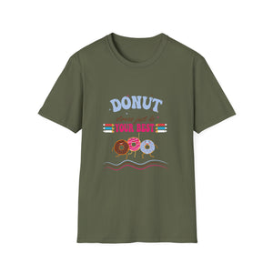 Donut Give Up T-Shirt — 'Donut Forget Your Best' Cute Retro Dessert Graphic Tee