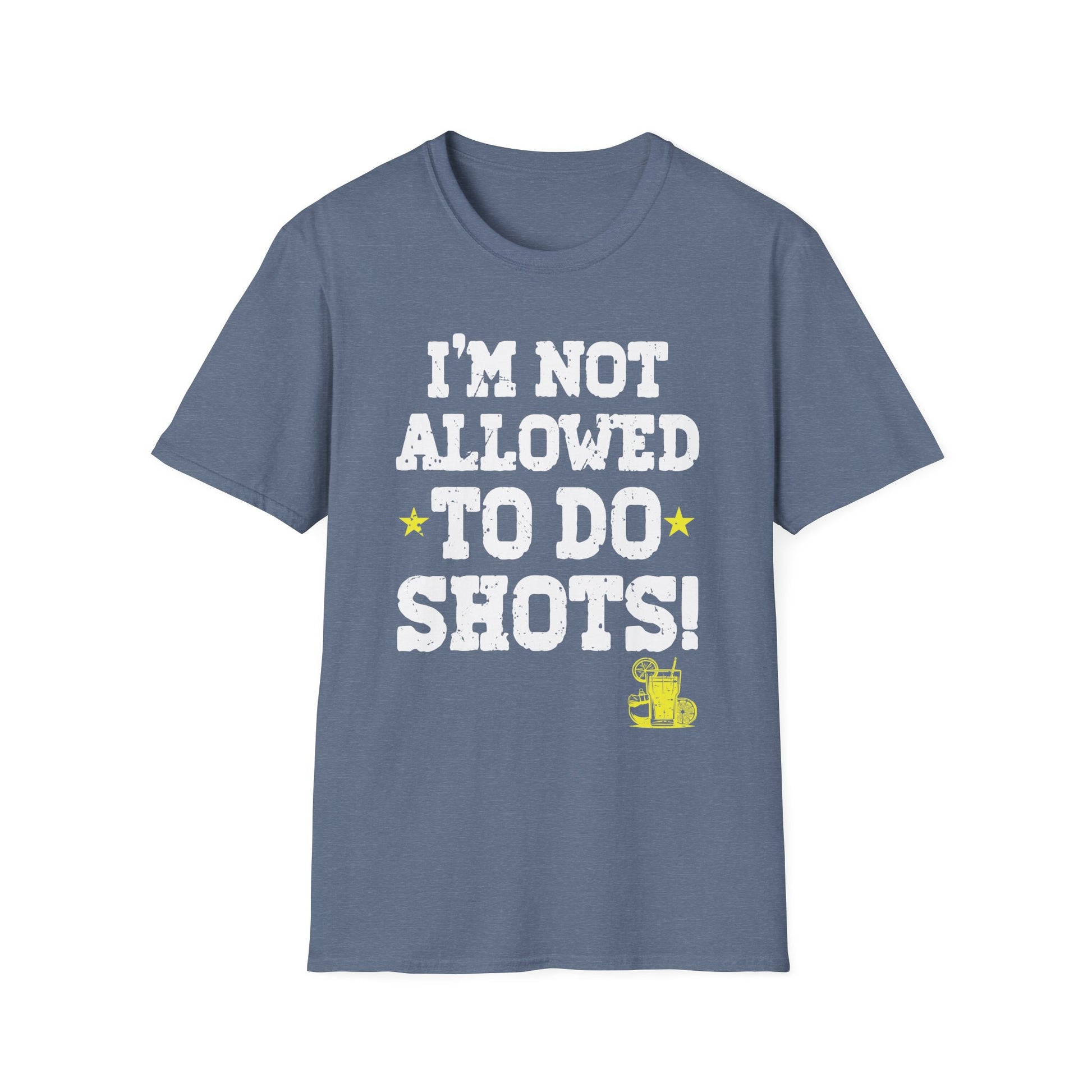 Not allowed to do shots funny alcohol slogan tequila party Unisex Shirt