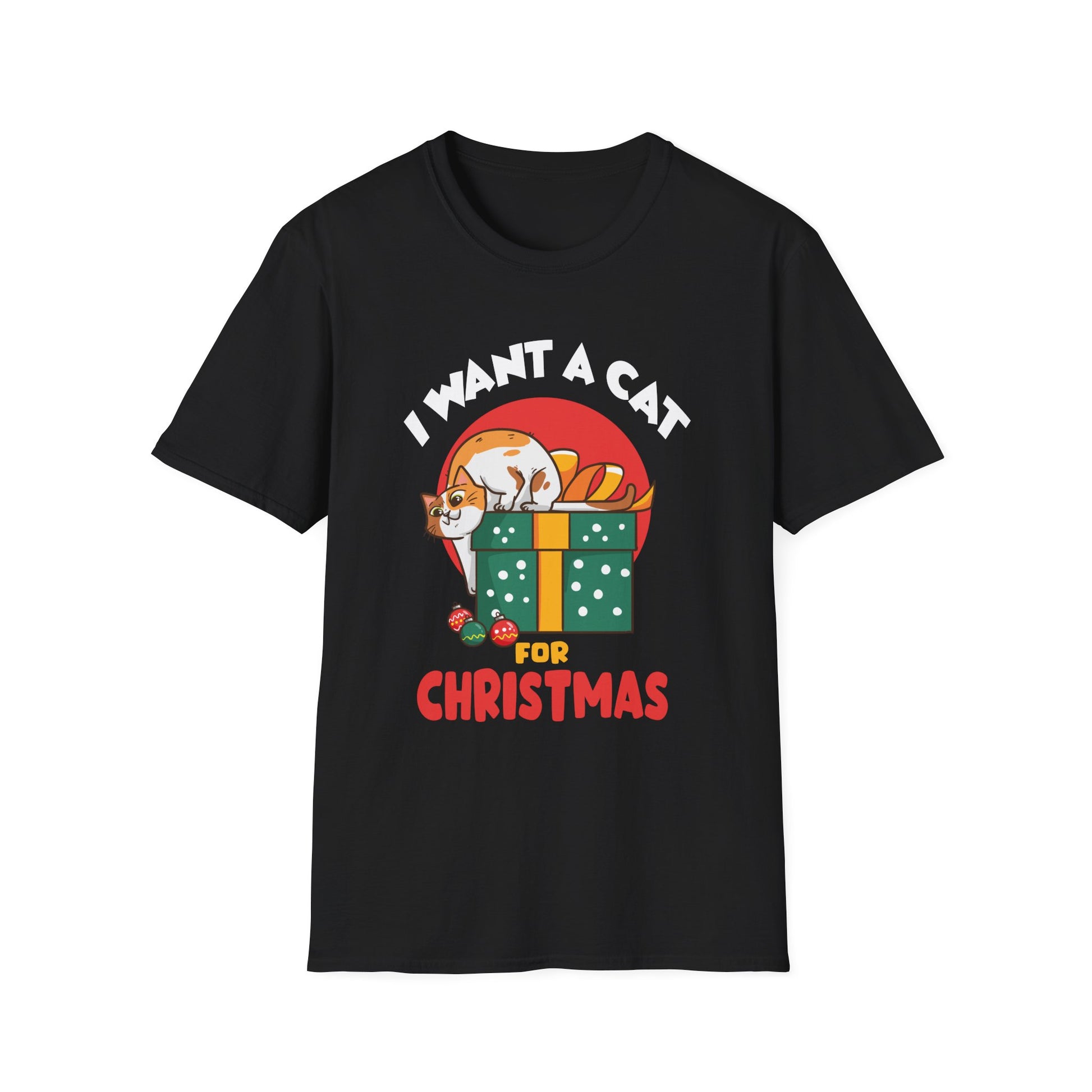 Christmas Cat Cats For All Christmas Cats Unisex T-Shirt