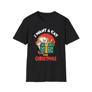 Christmas Cat Cats For All Christmas Cats Unisex T-Shirt