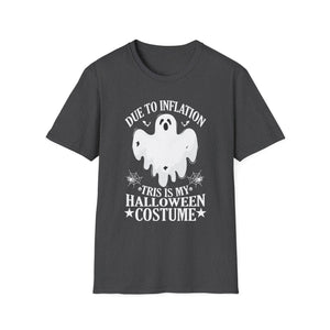 Due To Inflation This Is My Halloween Costume Cute Halloween TeeUnisex Softstyle T-Shirt