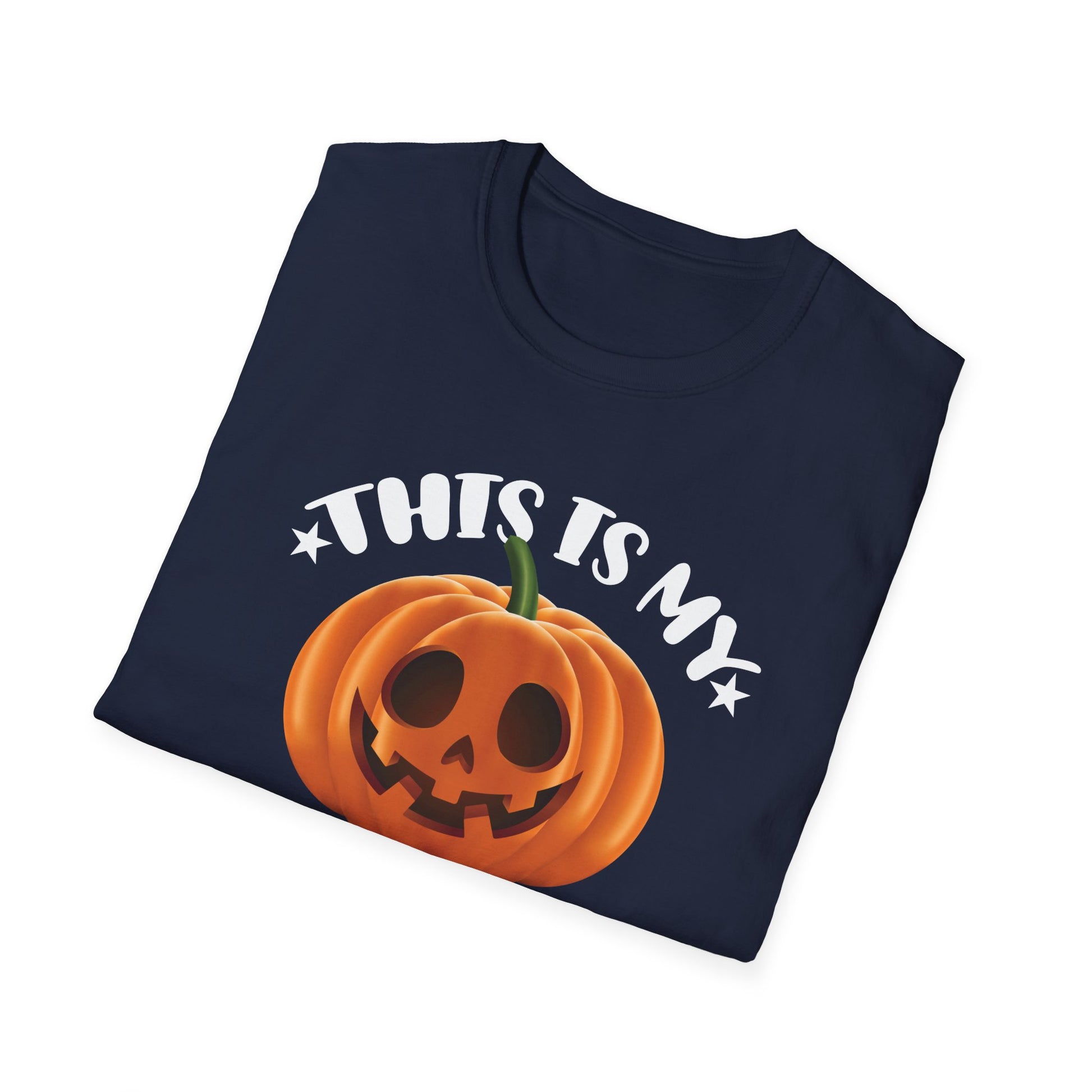 Halloween Costume T-Shirt — "This Is My Halloween Costume" Jack-o'-Lantern Tee