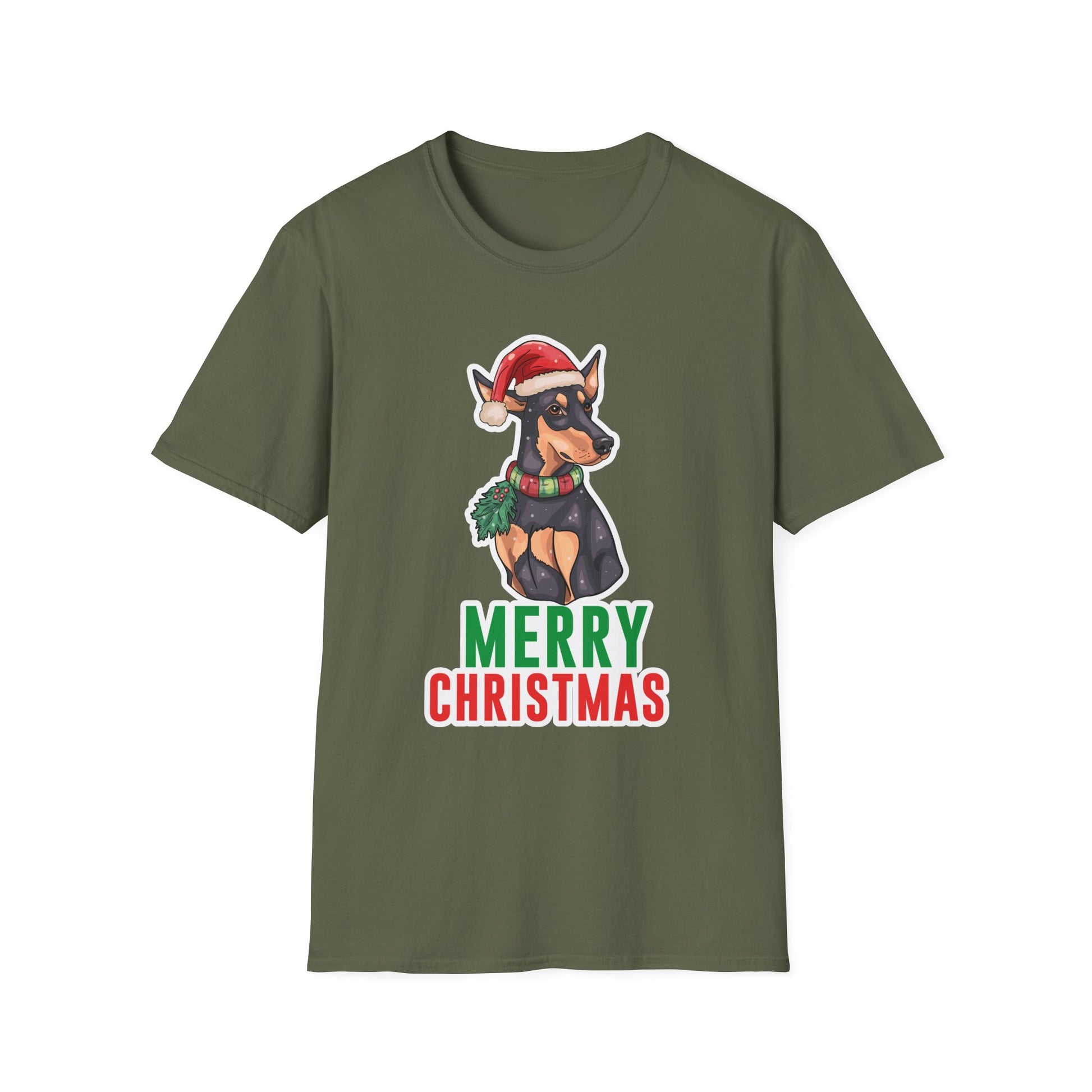 Blue Heeler With Christmas Sweater  Merry Christmas Unisex T-Shirt