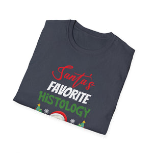 Xmas Tree Santas Favorite Histology Tech Christmas Pajamas Unisex T-Shirt