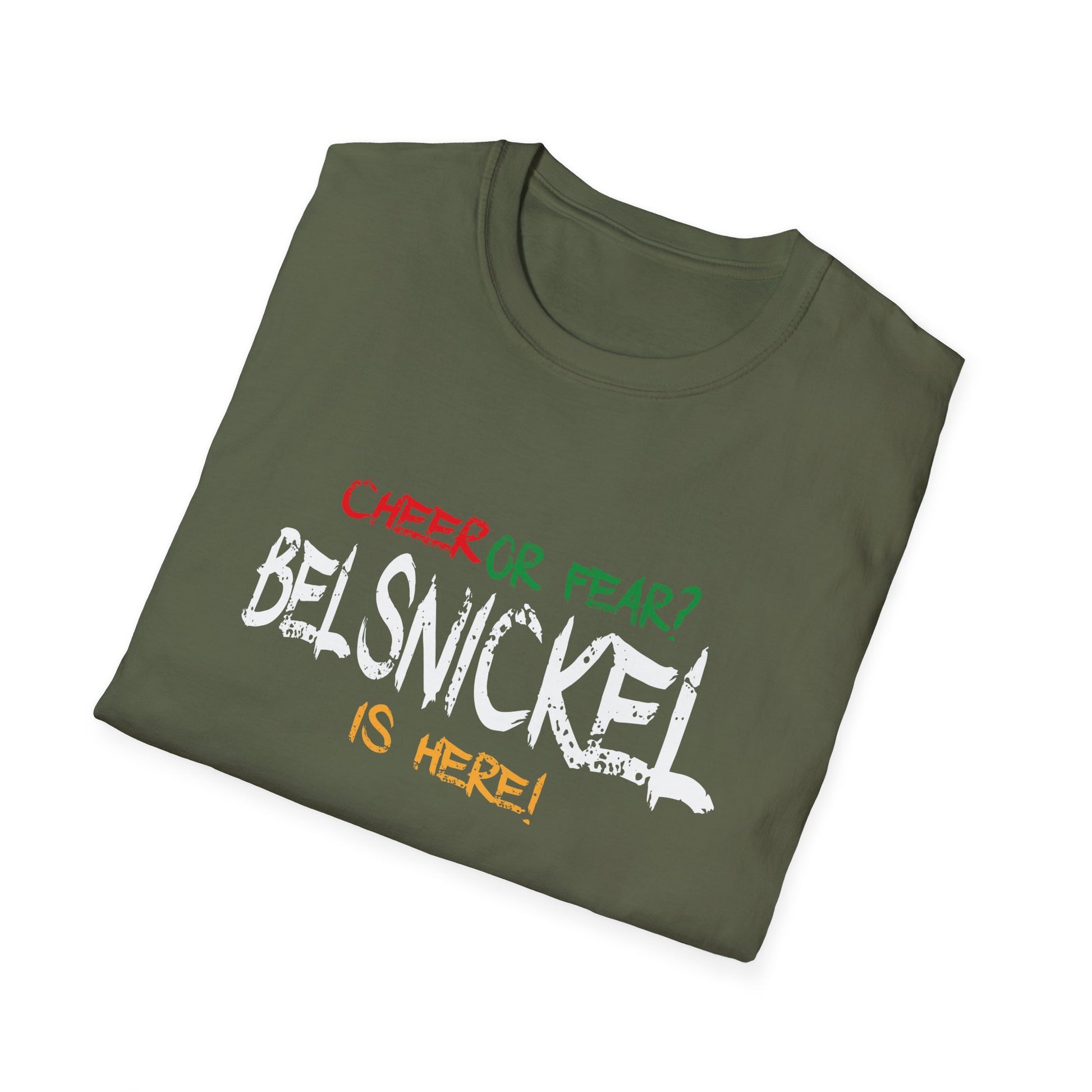 Belsnickel Christmas Cheer or Fear Belsnickel Is Here Xmas Unisex T-Shirt