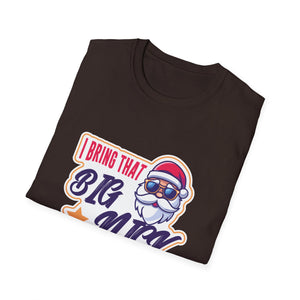 Big Nick Energy Shirt Santa Xmas Funny Christmas St Nick Unisex T-Shirt