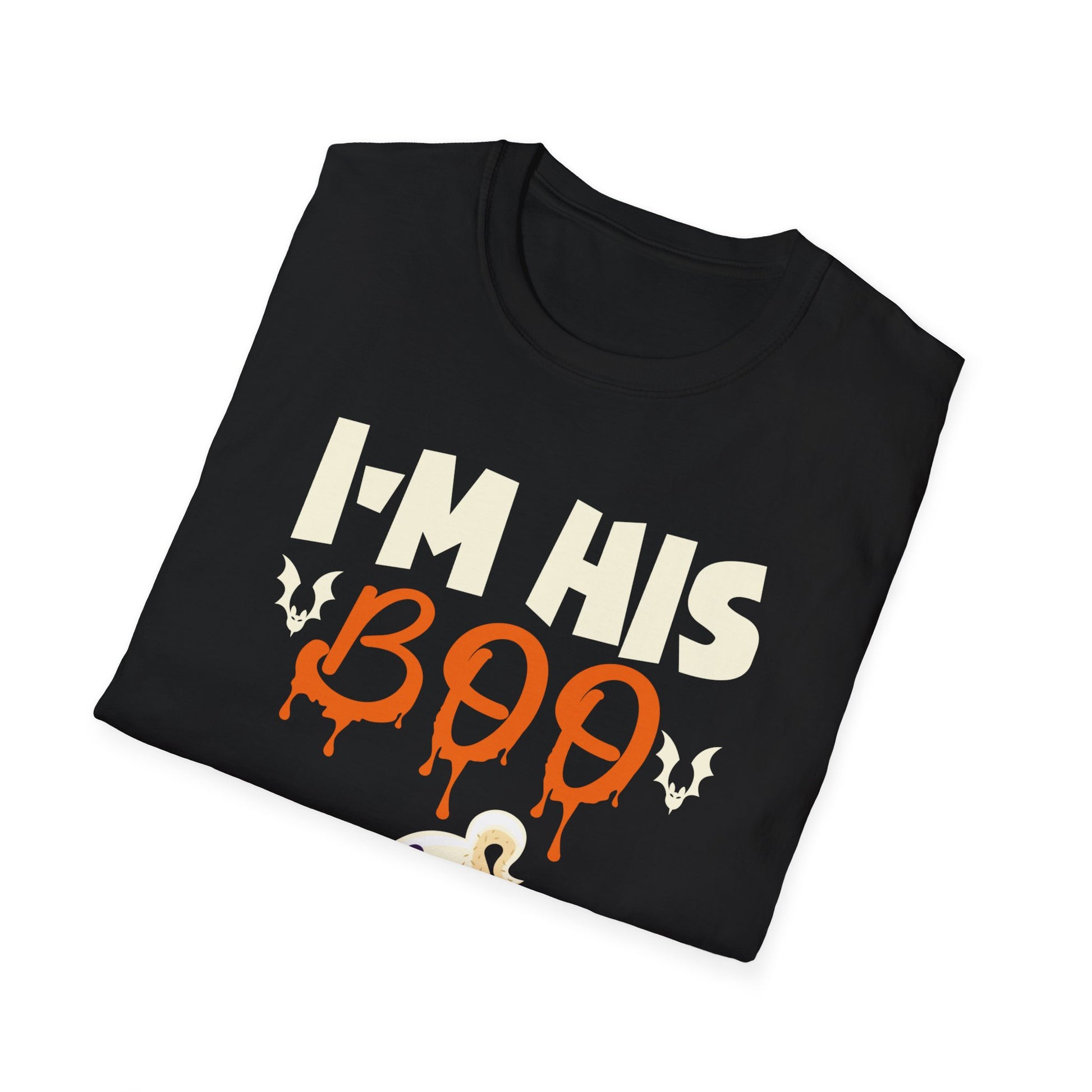 'M His Boo - Halloween Costume - Halloween TeeUnisex Softstyle T-Shirt
