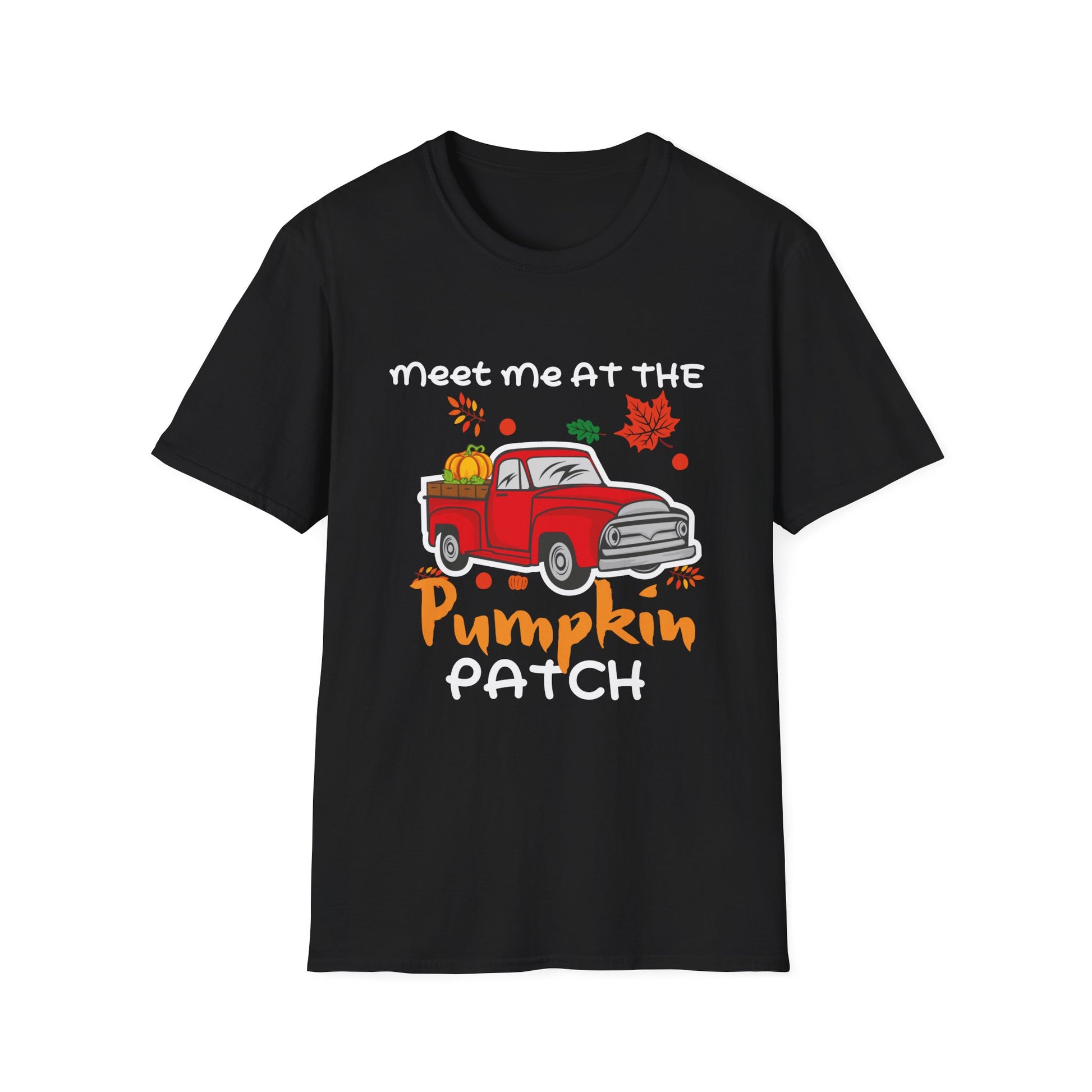 Meet Me at the Pumpkin Patch T-Shirt — Red Truck Fall Harvest Tee  Unisex T-Shirt