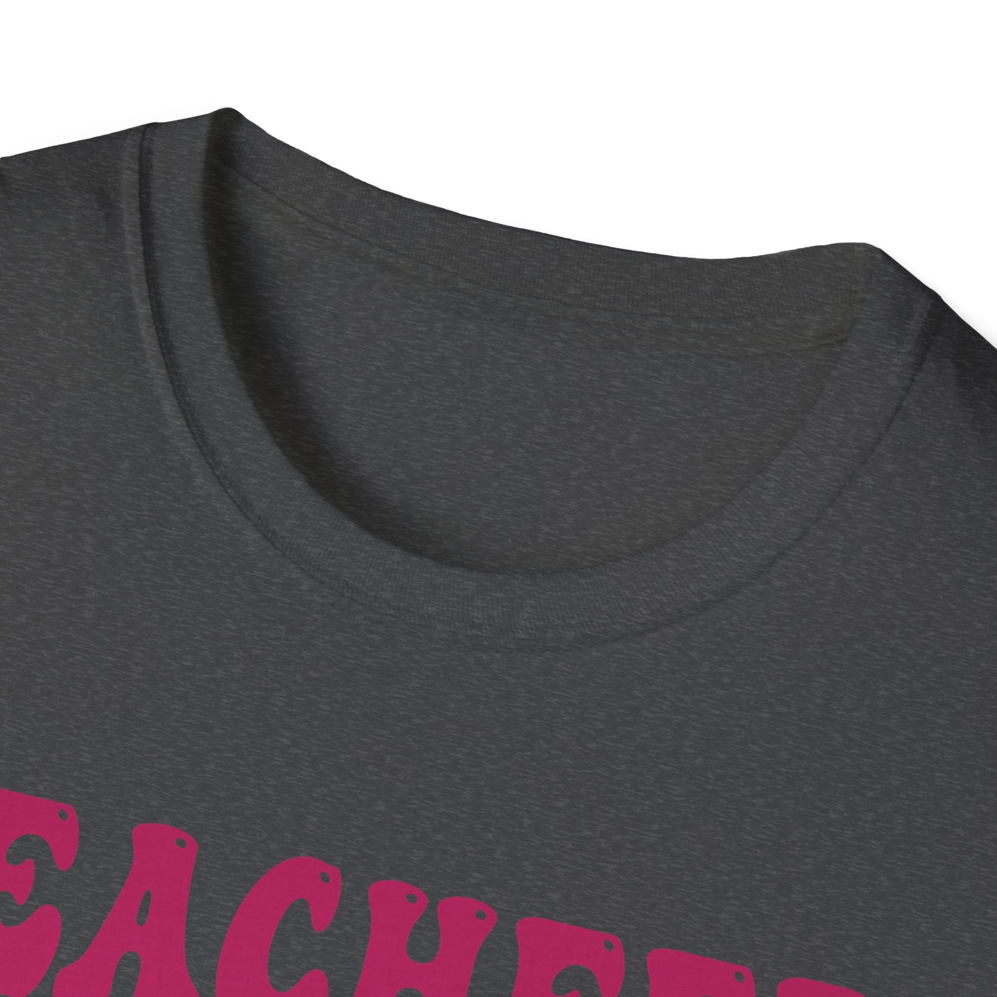 Teacher Floral Retro T‑Shirt — 'TEACHEER' Vintage Typography Teacher Gift
