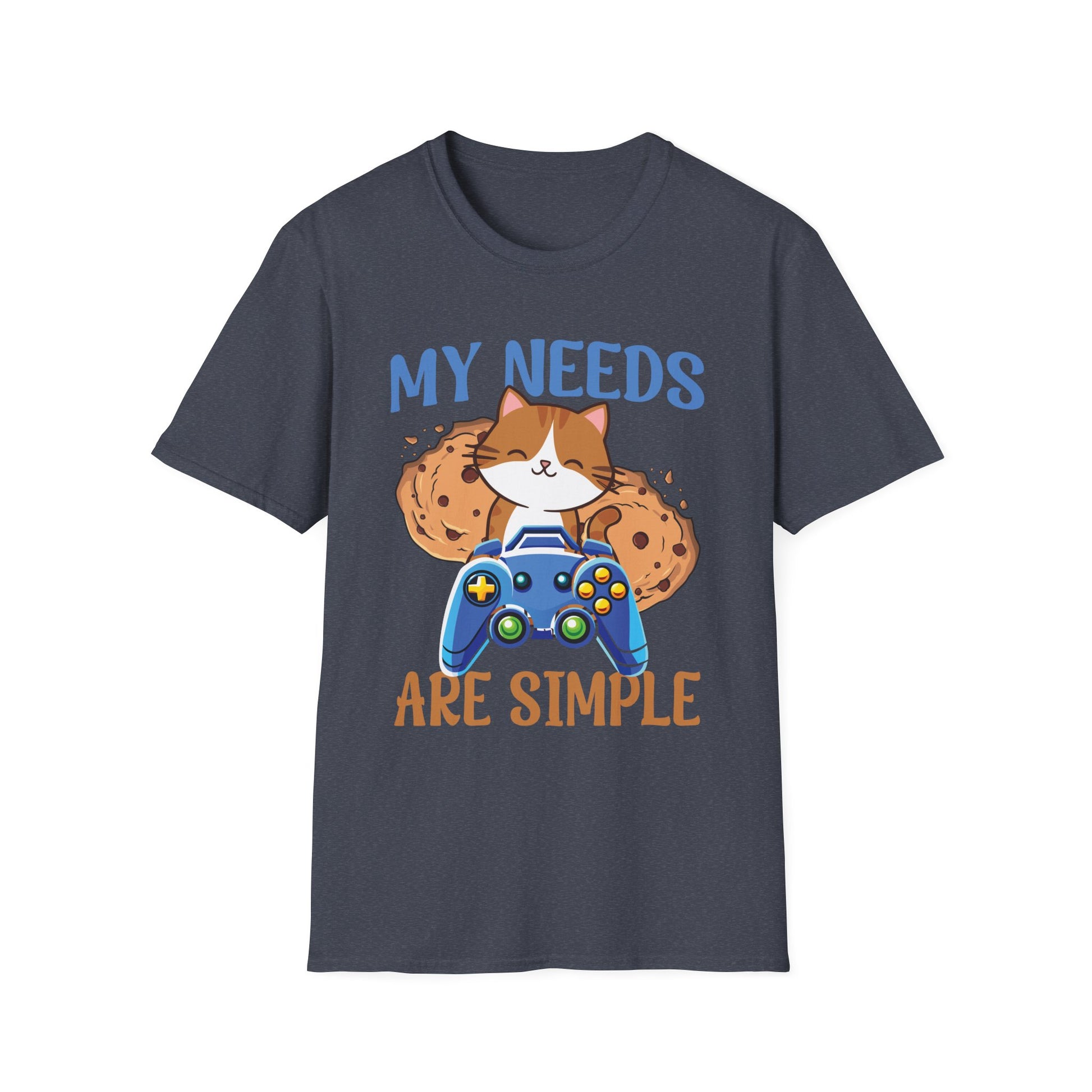 Cats Gaming Cookies Video Gamer Cat Gaming  Unisex T-Shirt