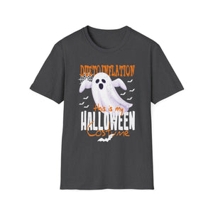 Due To Inflation This Is My Halloween Costume Cute Halloween Tee