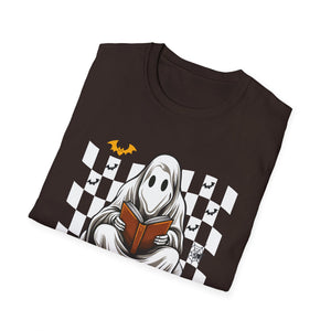 Halloween Costume spooky Books funny Ghost Lover Halloween Tee Unisex Softstyle T-Shirt