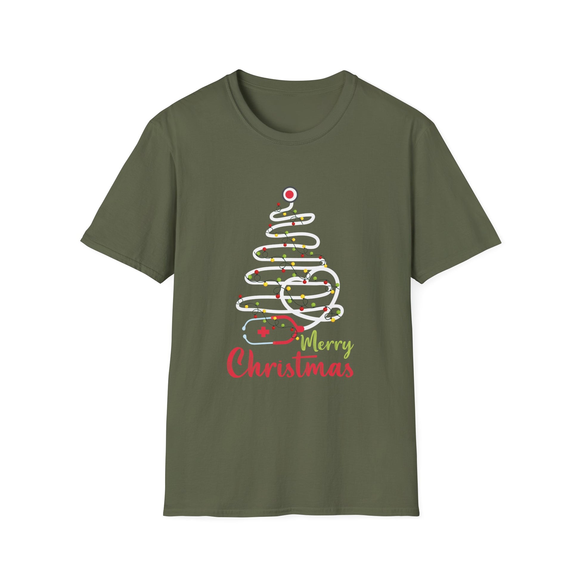 Christmas Tree Lights T-Shirt — Merry Christmas Holiday Tee