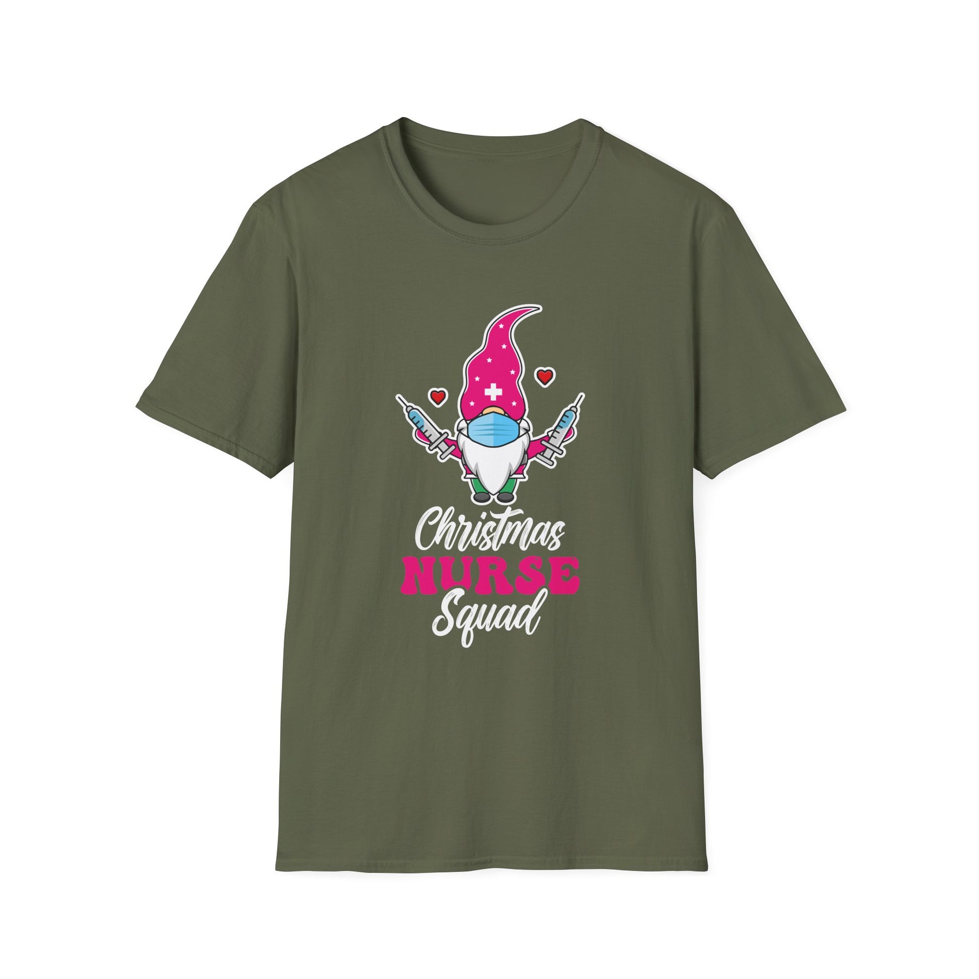 Christmas Nurse squad Funny Christmas Gnome Unisex T-Shirt